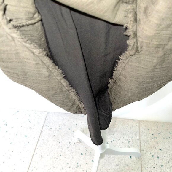 Pharaoh Collection Dress Womens Size 1 Japanese Cotton V Neck Green Made In USA - Picture 10 of 12